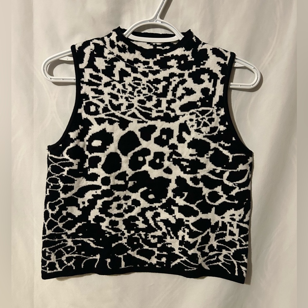 Pink Martini Women’s Black and White Tank Top